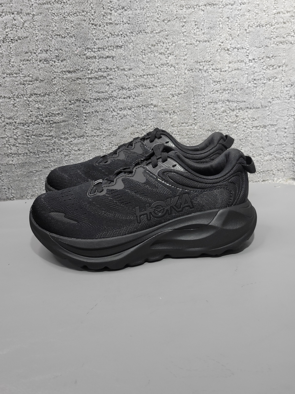Hoka One Gaviota 6 X-Wide Women's Size US 6 2E Black Athletic Running Sneakers.